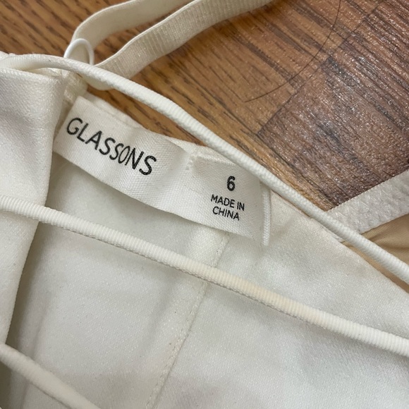 GLASSONS corset top covered hem, cream color size US XS (AU 6/US0) lace detail - Picture 3 of 3